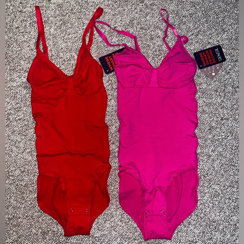 NWT Body Shaping Seamless Bodysuits Pack of 2 - Picture 2 of 10